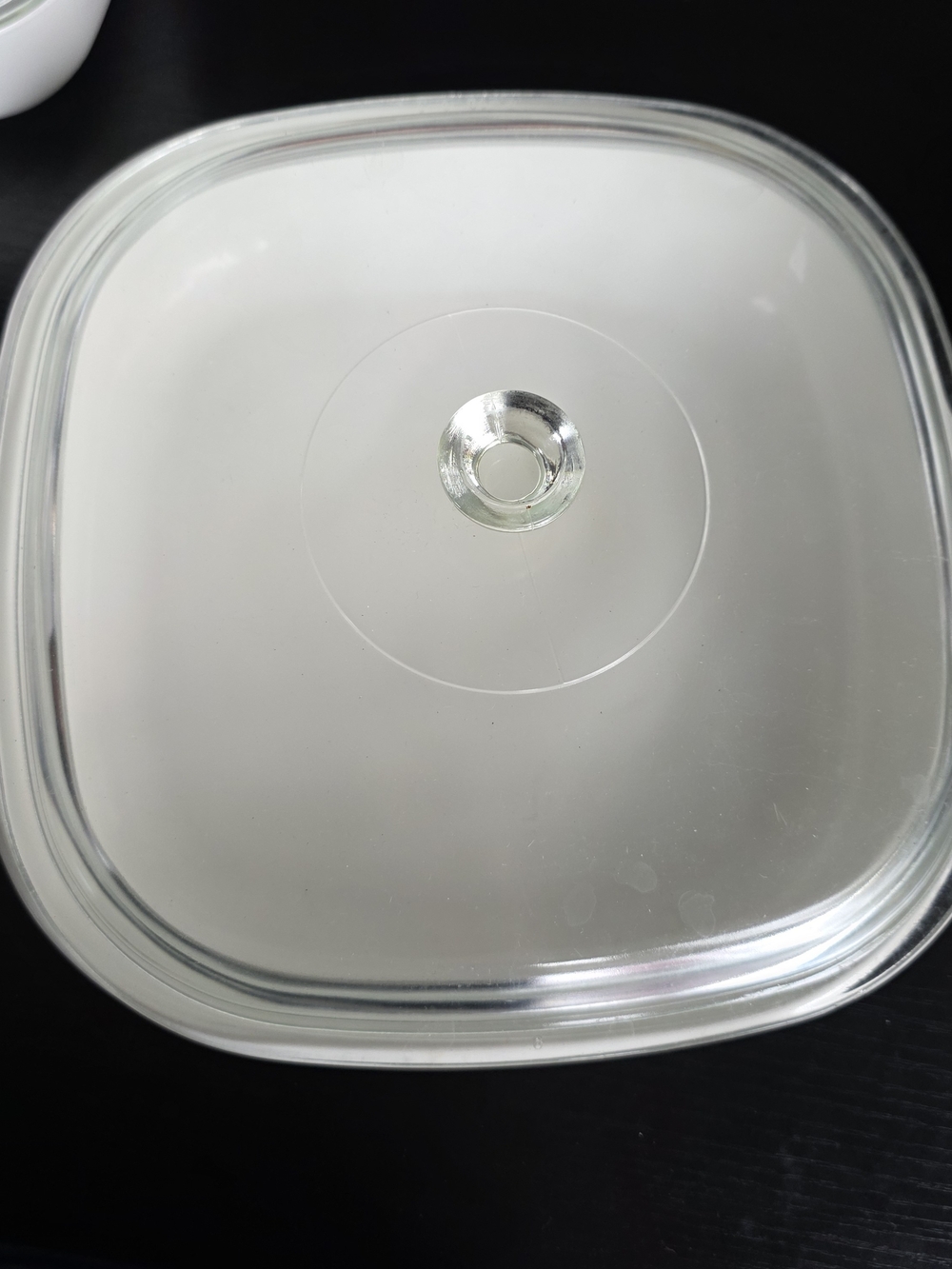 Corningware Baking Dish With Clear Glass Square Lid